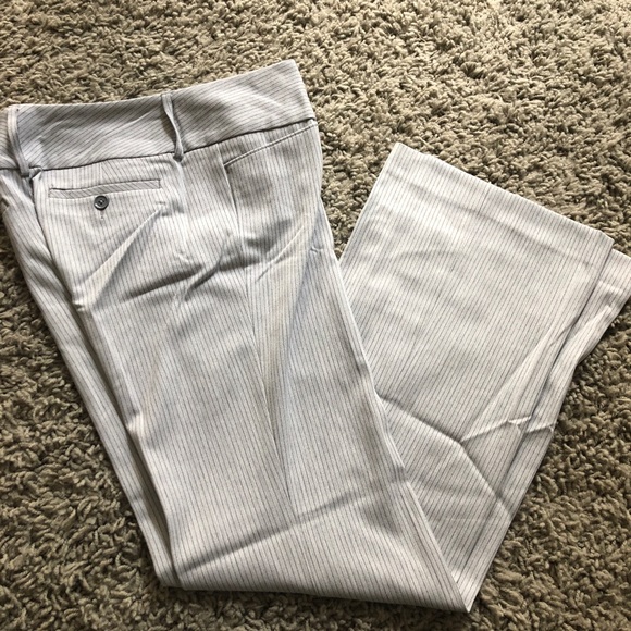 Express Pants - Express Editor Striped Dress Pants